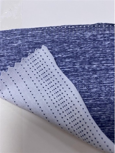 FJ-RC 0196-2 Threaded Buttons Width: 167CM Weight: 160GSM Moisture-wicking  ingredients：91%Polyester  9%Spandex side view